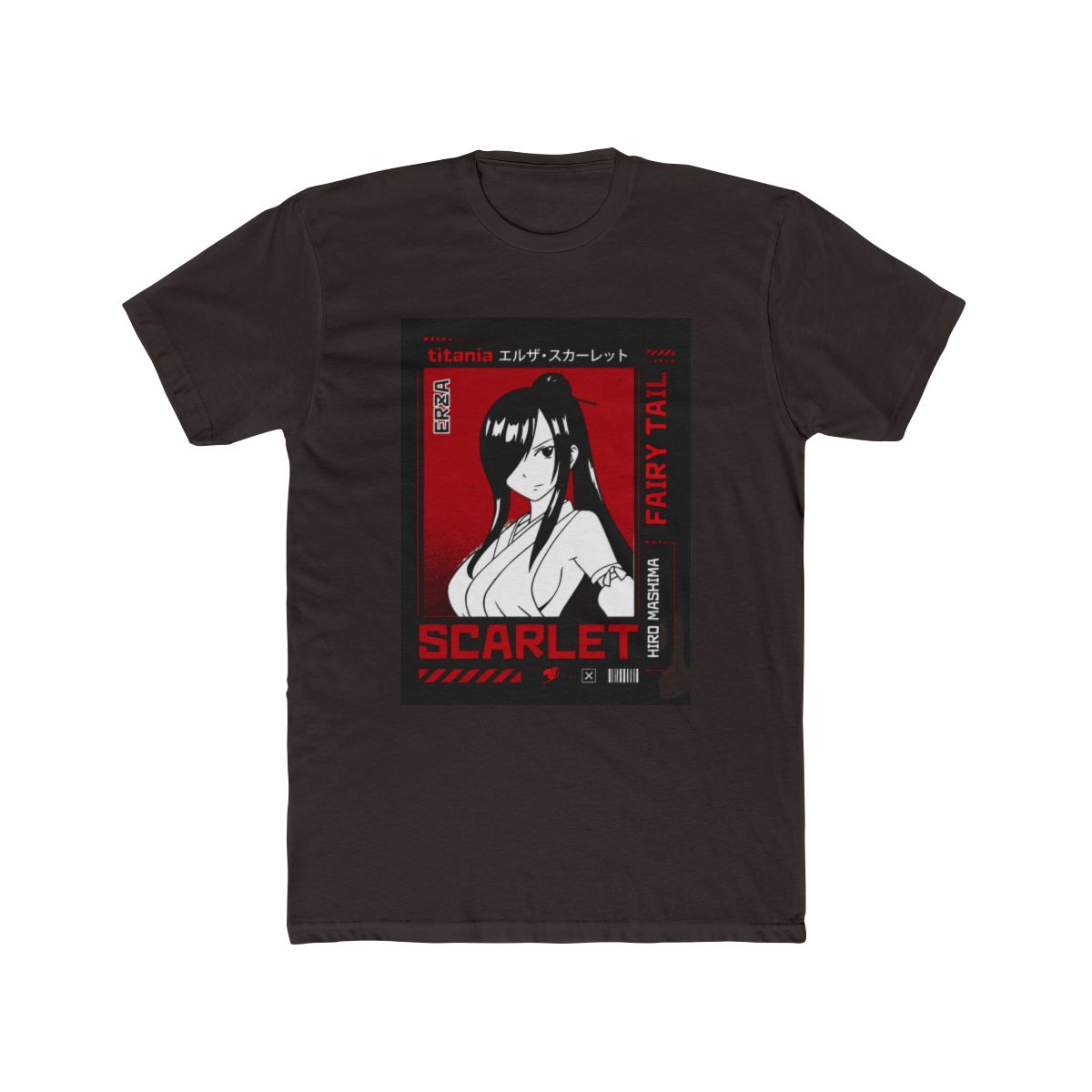 Erza Scarlet - Fairy Tail T Shirt - alternate angle 2, merchandise