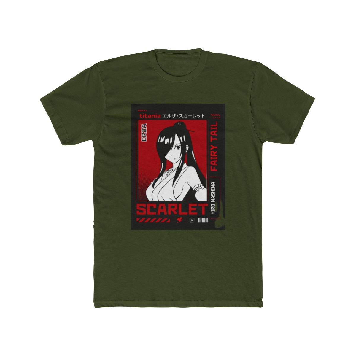 Erza Scarlet - Fairy Tail T Shirt - alternate angle 4, merchandise