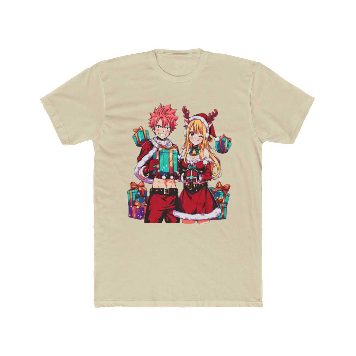 fairy tail christmas - Fairy Tail T Shirt - alternate angle 4, merchandise