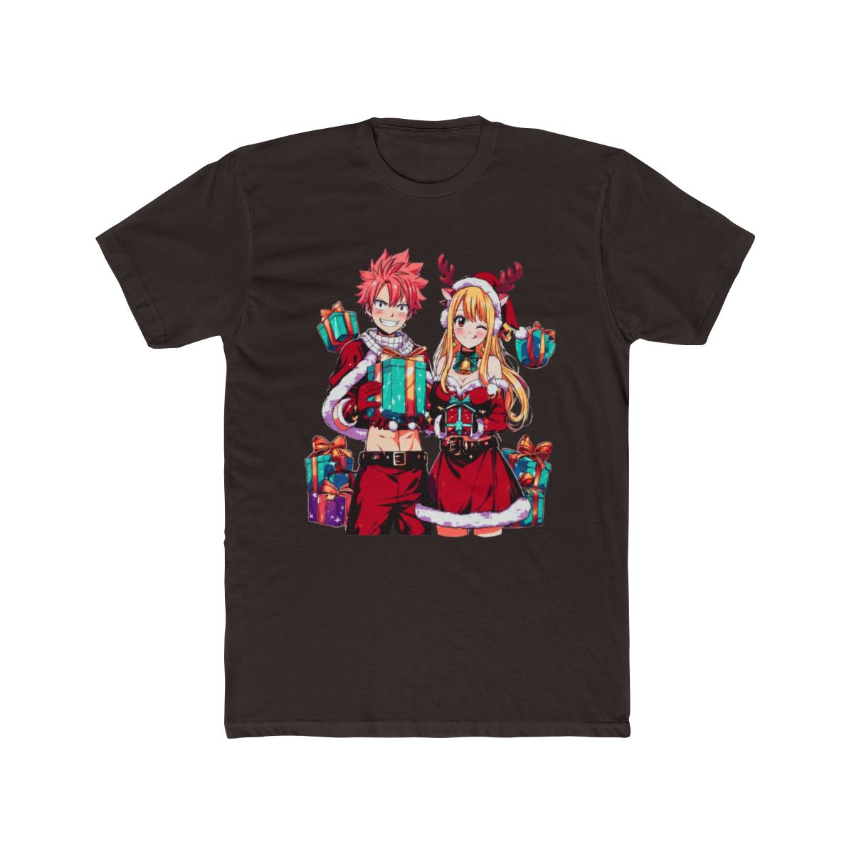fairy tail christmas - Fairy Tail T Shirt - alternate angle 3, merchandise