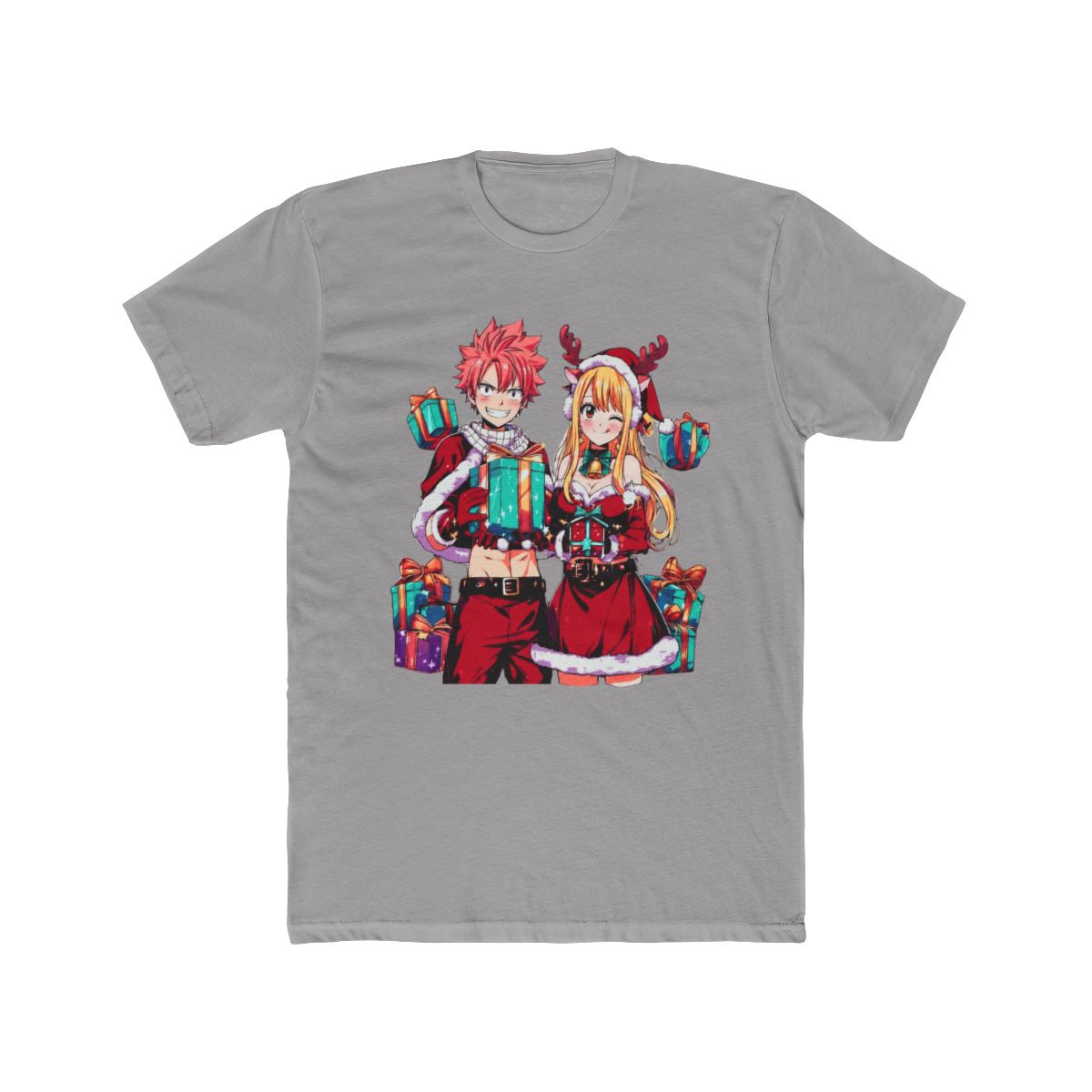 fairy tail christmas - Fairy Tail T Shirt - alternate angle 2, merchandise