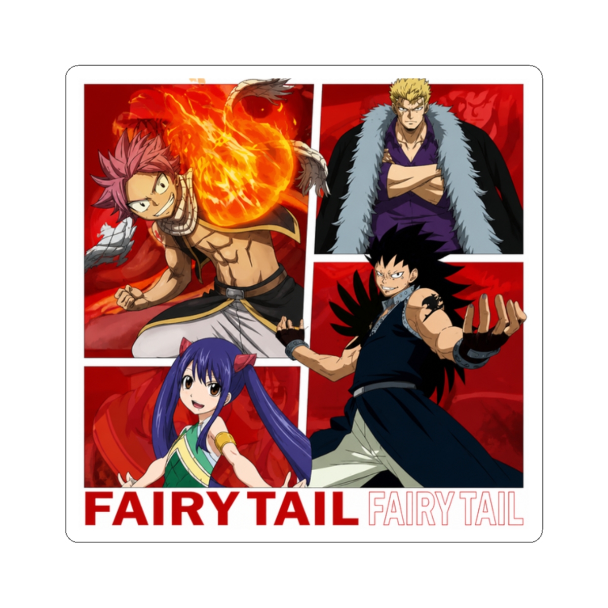 Fairy Tail Sticker - alternate angle 3, merchandise