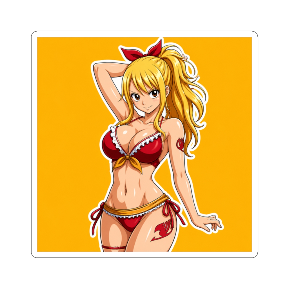 fairy tail - lucy Sticker - alternate angle 2, merchandise