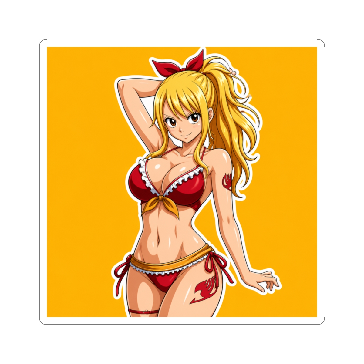 fairy tail - lucy Sticker - alternate angle 1, merchandise