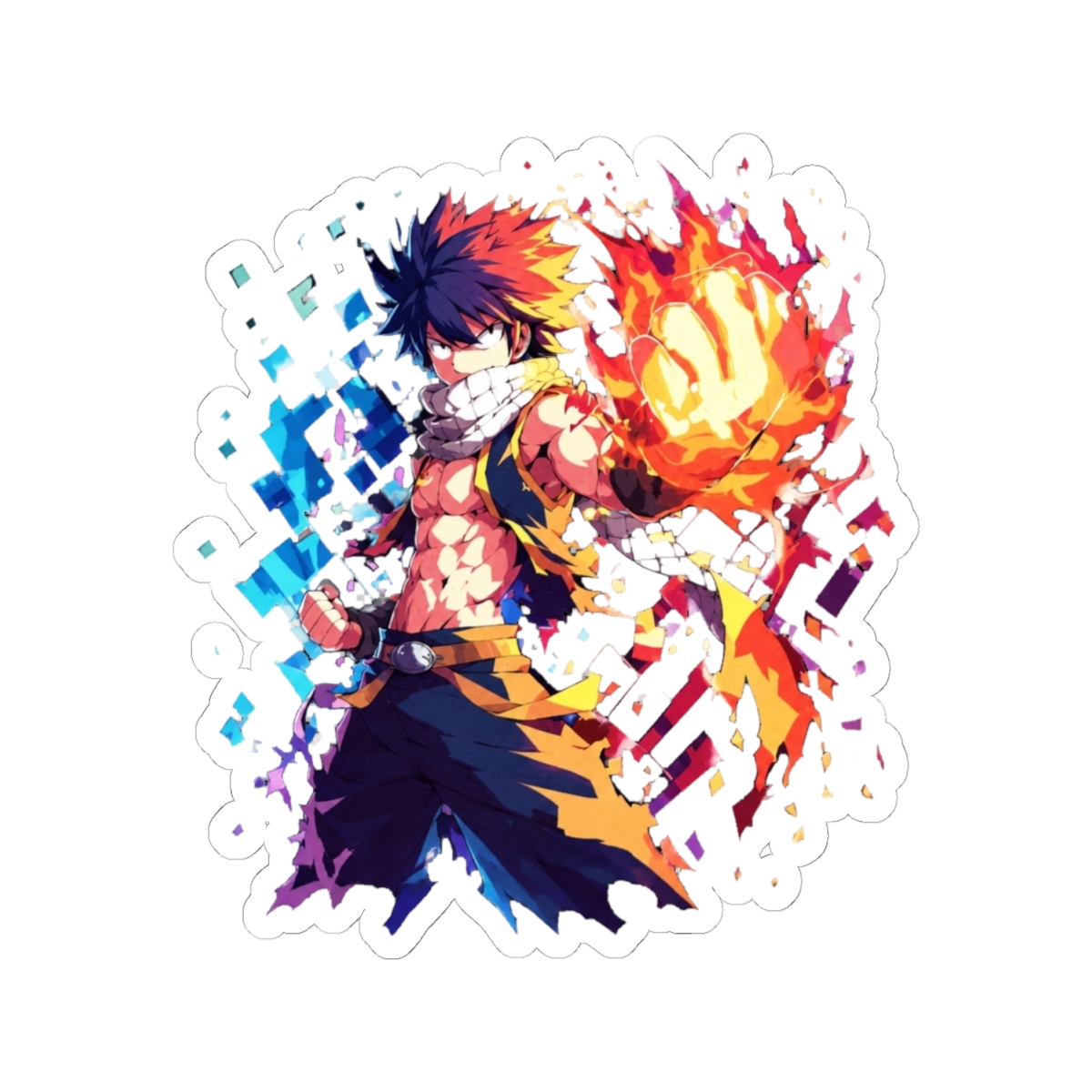 natsu dragneel - fairy tail Sticker - alternate angle 1, merchandise