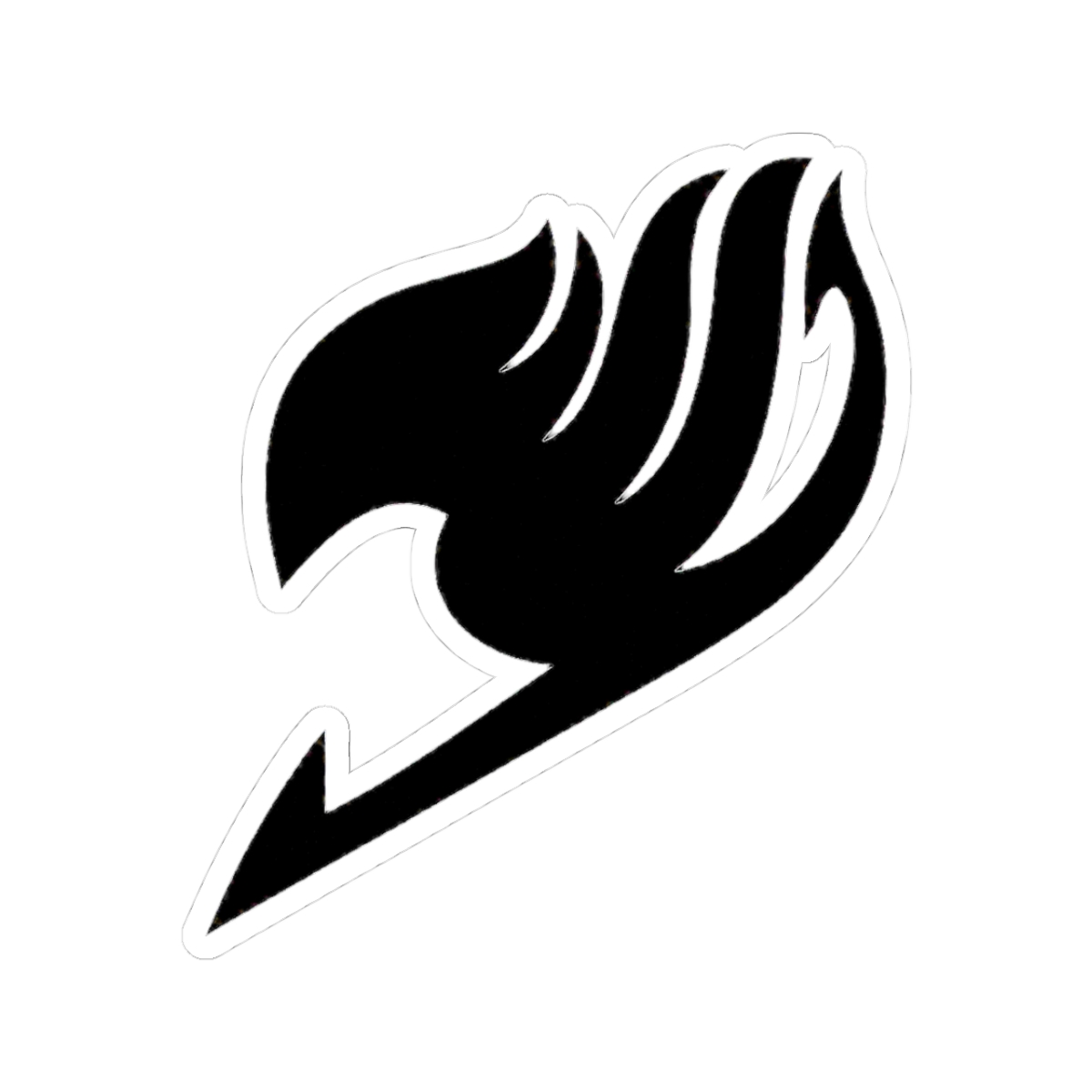 Fairy Tail Anime Manga Guild Car Window Vinyl Decal Sticker (Black, 6")