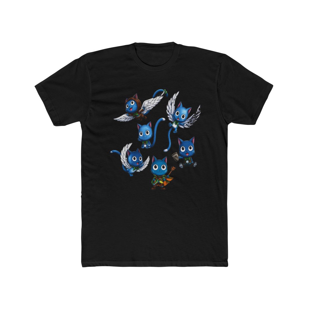 Fairy Tail Happy Toss T Shirt - alternate angle 3, merchandise
