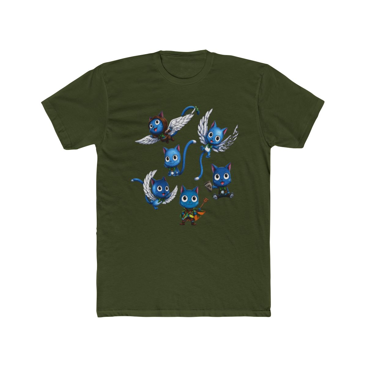 Fairy Tail Happy Toss T Shirt - alternate angle 5, merchandise
