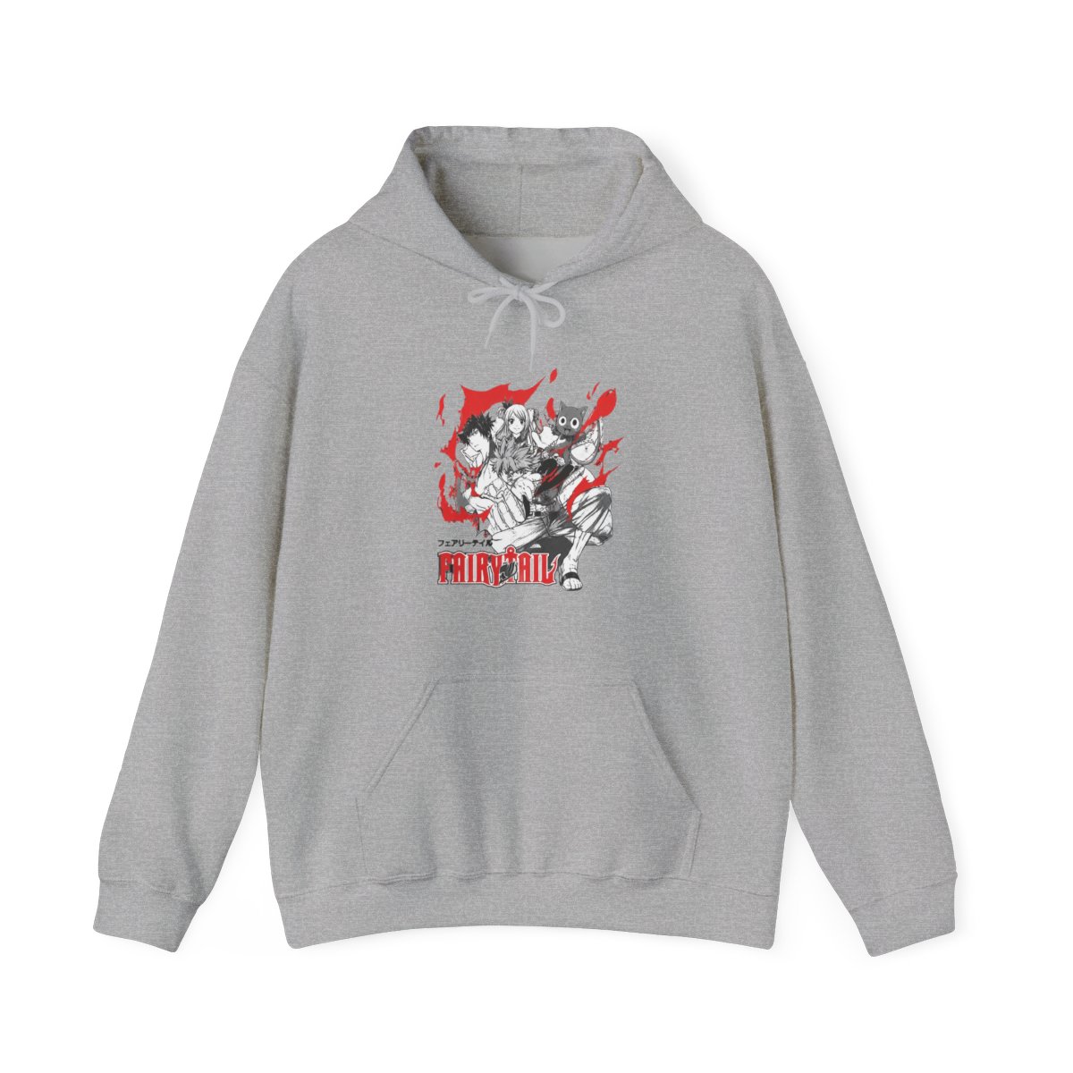 Fairy Tail Blaze Group Mineral Wash Hoodie - Official Hoodies merchandise