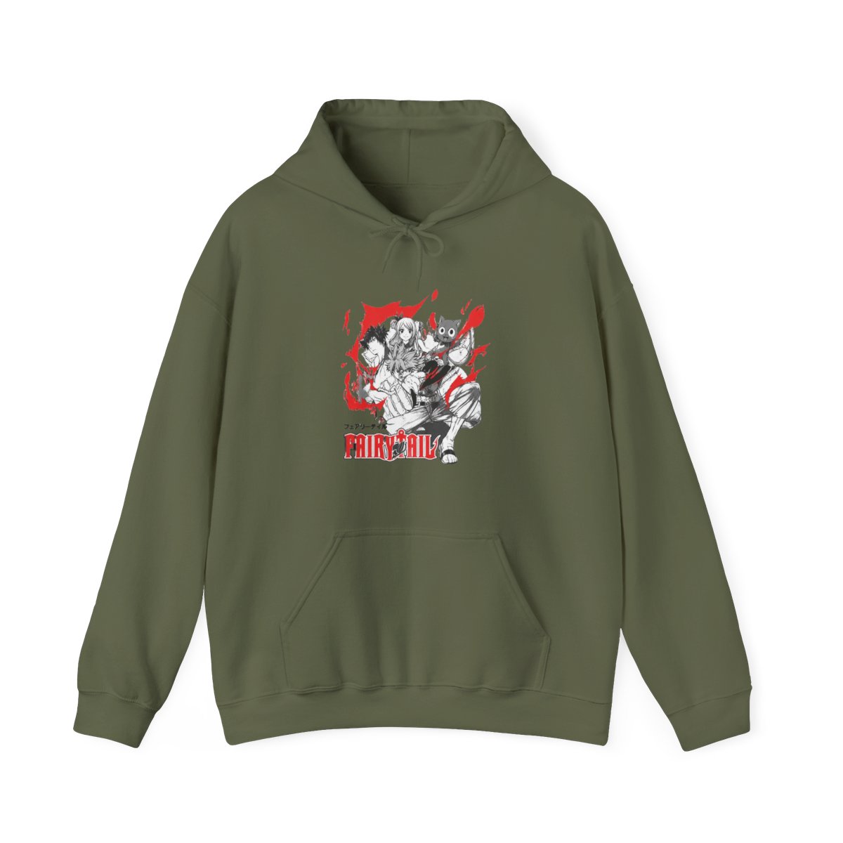Fairy Tail Blaze Group Mineral Wash Hoodie - alternate angle 5, merchandise