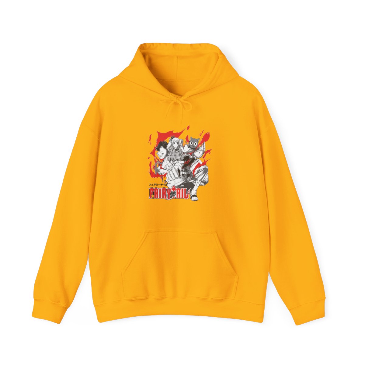 Fairy Tail Blaze Group Mineral Wash Hoodie - alternate angle 3, merchandise