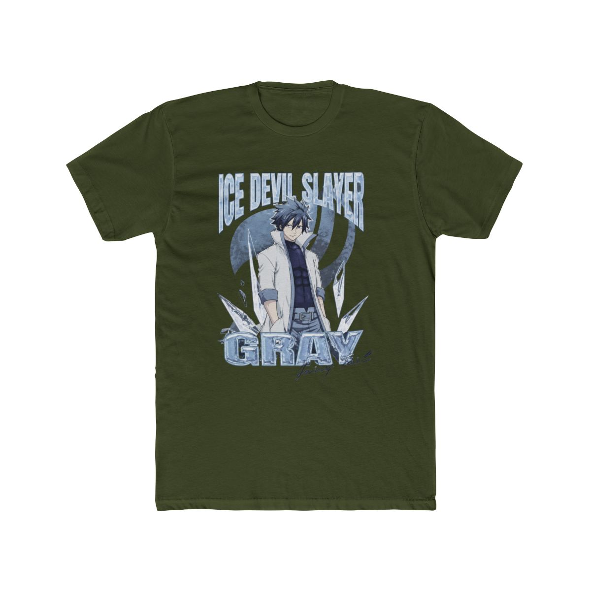 Fairy Tail Gray Ice Devil Slayer Girls T Shirt - alternate angle 4, merchandise