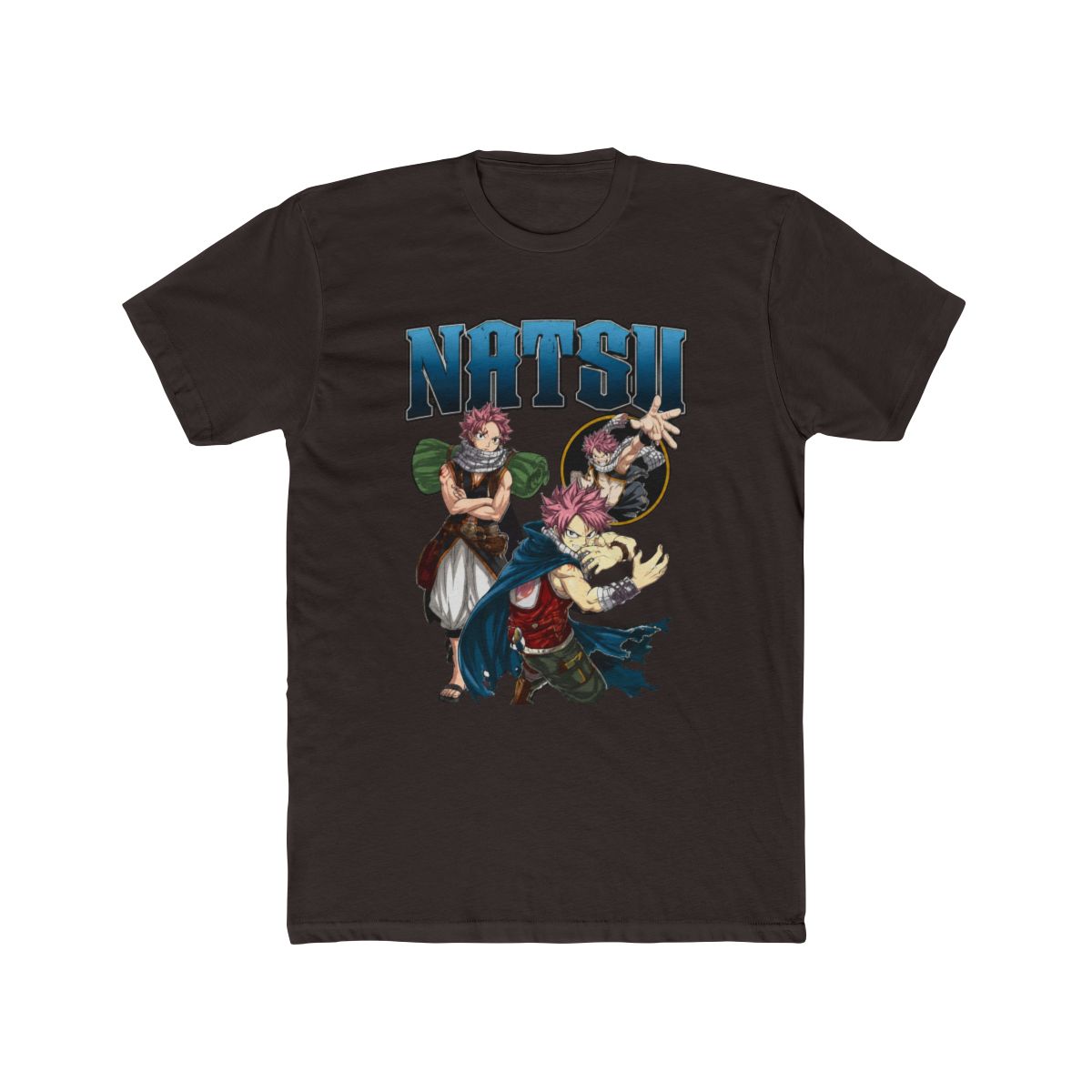 Fairy Tail Natsu Multi Pose T Shirt - alternate angle 2, merchandise