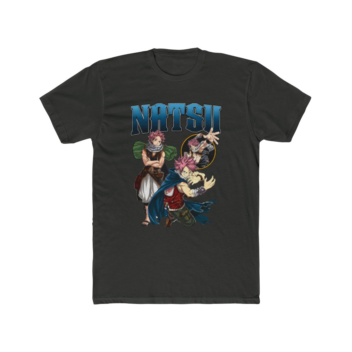 Fairy Tail Natsu Multi Pose T Shirt - alternate angle 5, merchandise