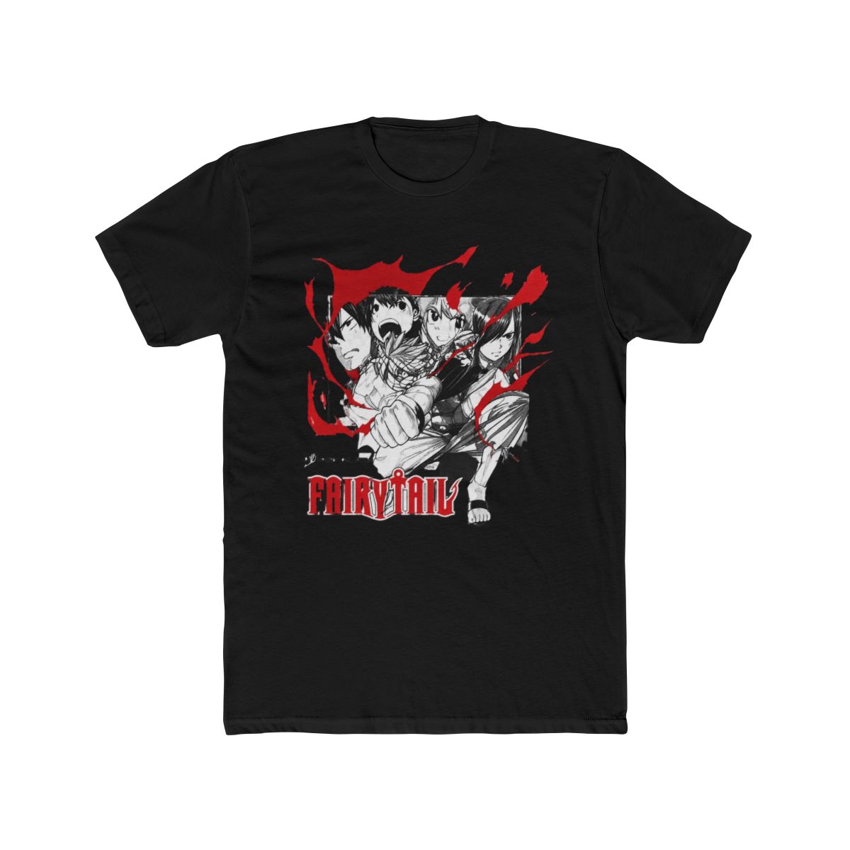 Fairy Tail Blaze Mineral Wash Crop T Shirt - alternate angle 3, merchandise