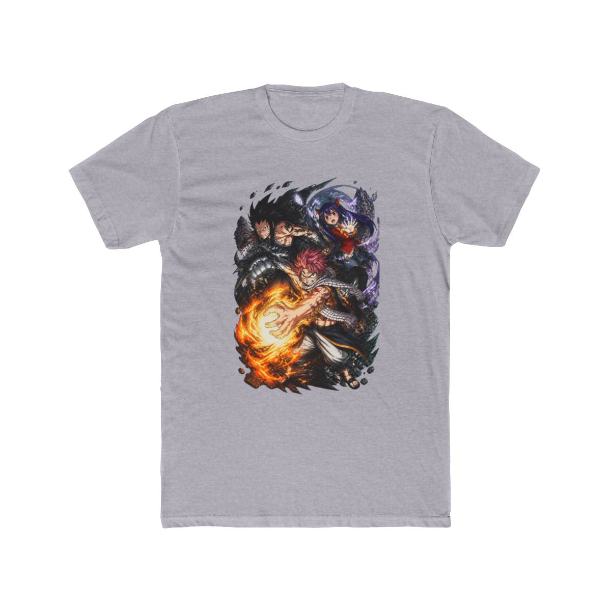 Fairy Tail Gajeel Natsu and Wendy Group T Shirt
