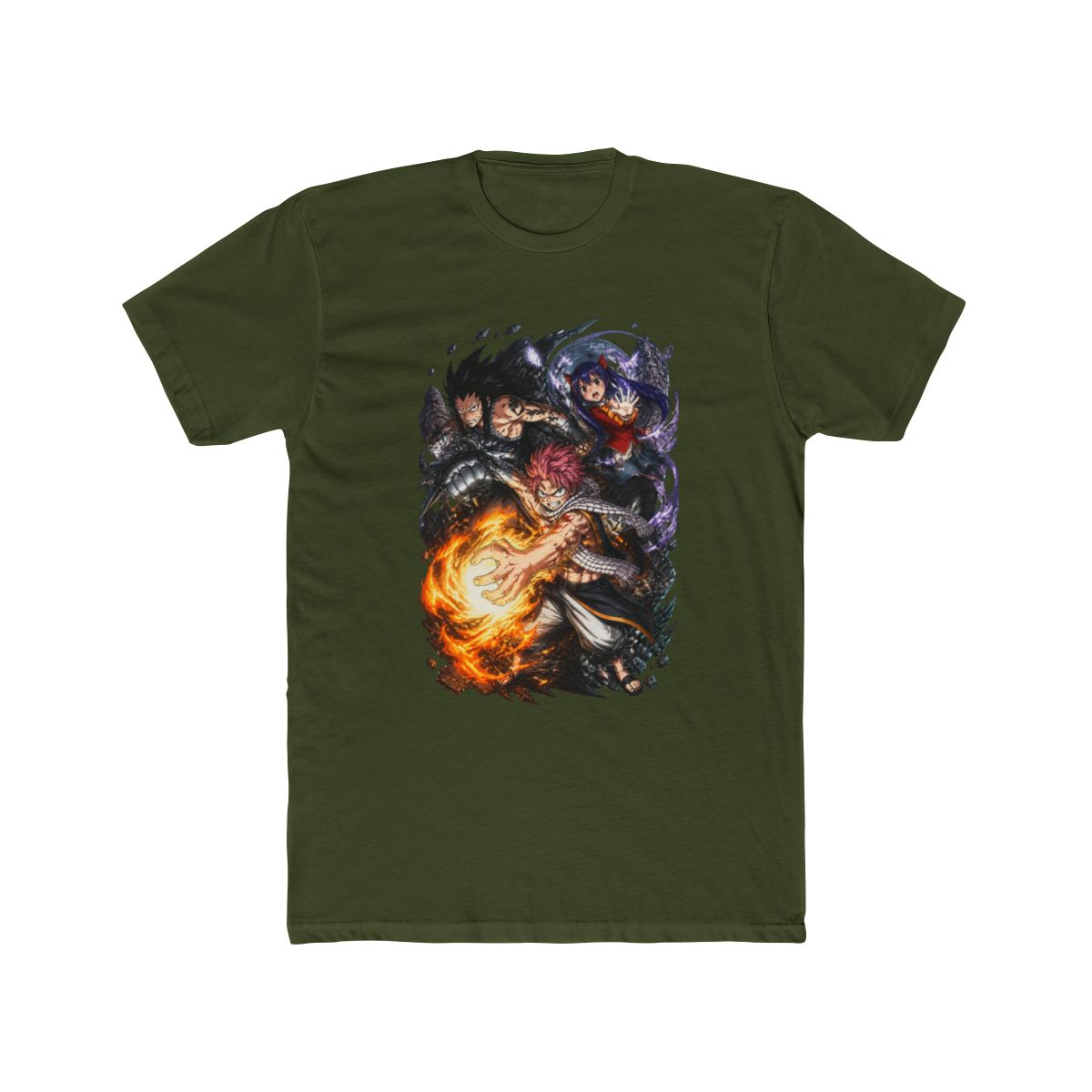 Fairy Tail Gajeel Natsu and Wendy Group T Shirt - alternate angle 5, merchandise