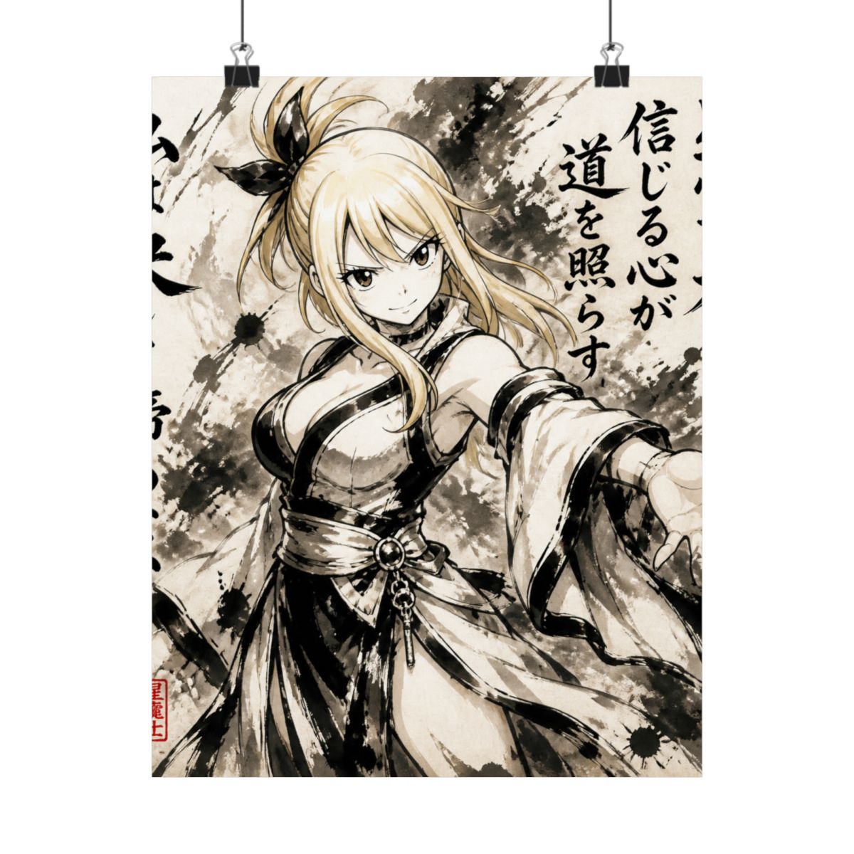 Lucy Heartfilia Sumi-e | Fairy Tail - alternate angle 2, merchandise