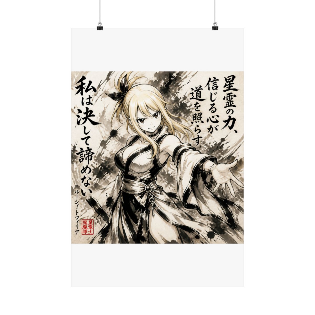 Lucy Heartfilia Sumi-e | Fairy Tail