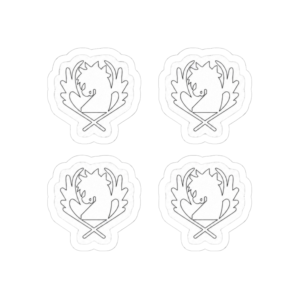Copy of Copy of Blue Pegasus Fairy Tail logo, handmade (Clear) - alternate angle 1, merchandise