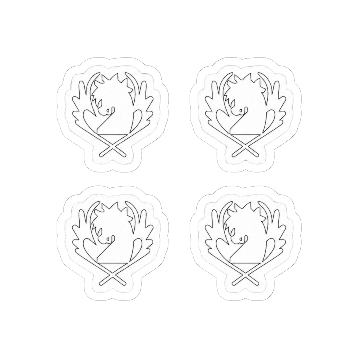Copy of Copy of Blue Pegasus Fairy Tail logo, handmade (Clear) - alternate angle 2, merchandise