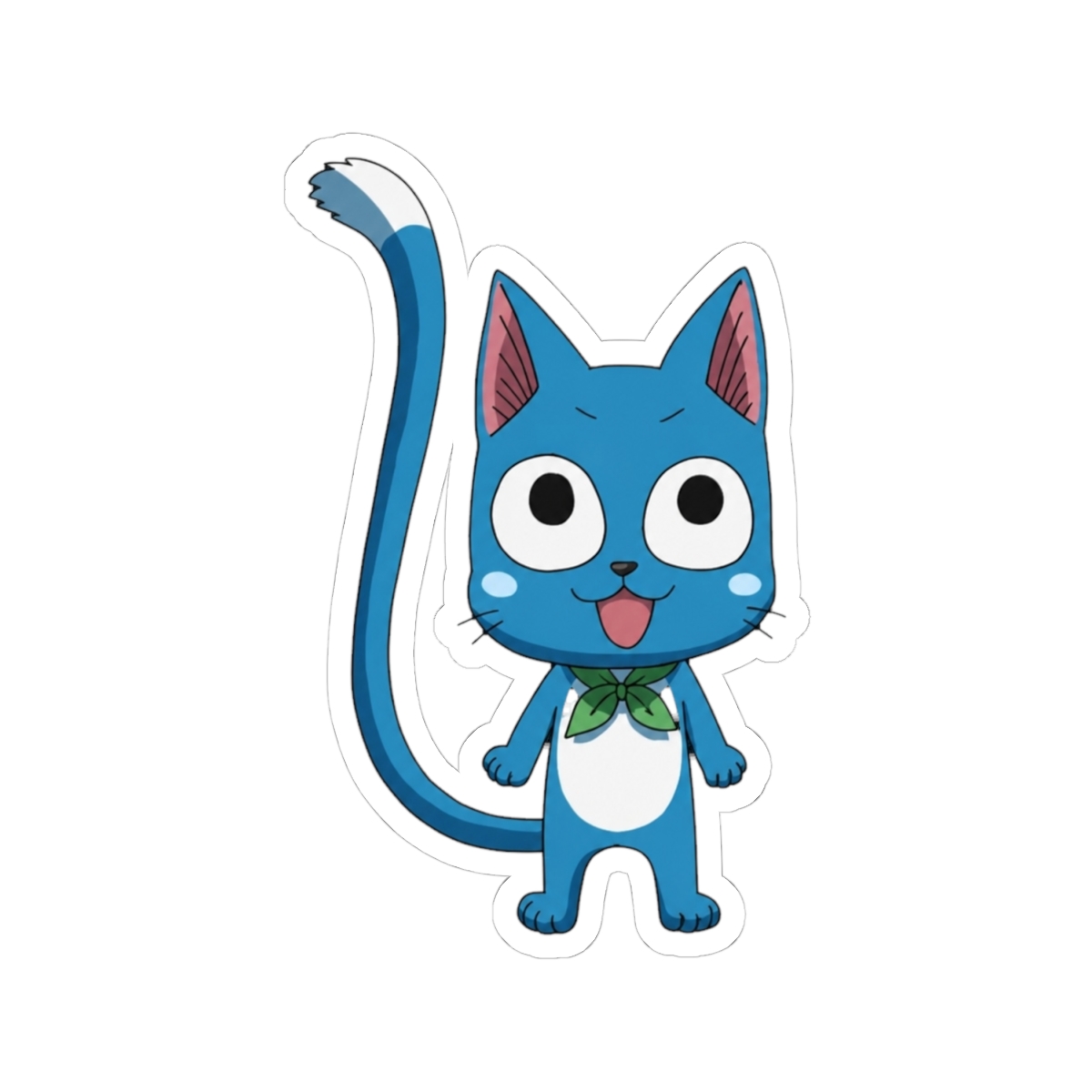 (illustration) The blue Cat Happy | Fairy Tail - alternate angle 1, merchandise