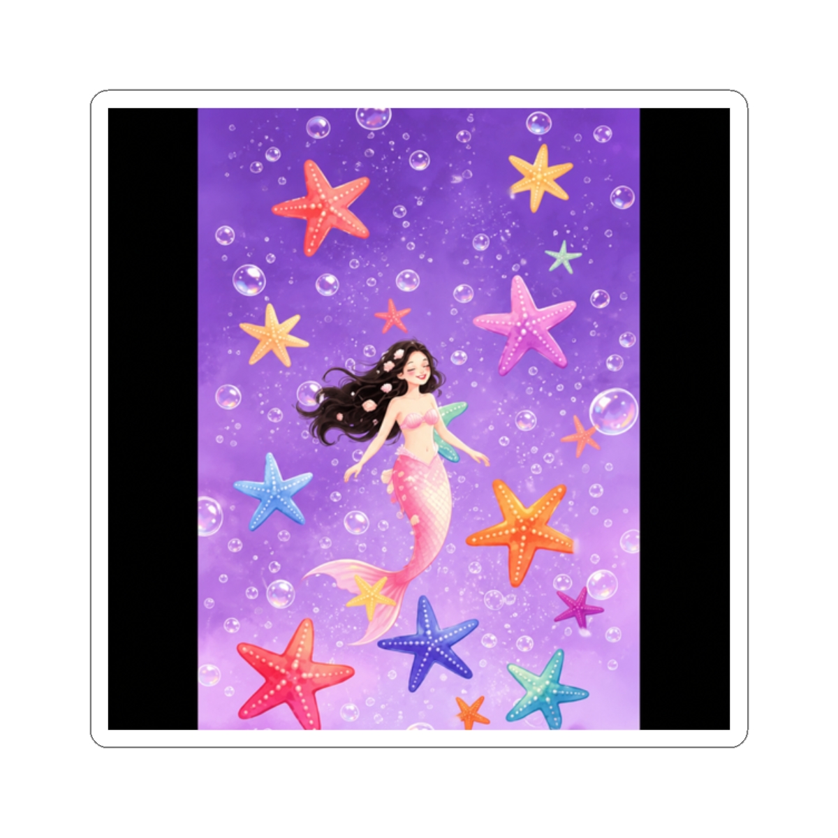 Happy Swimming Mermaid with Pink Tail | Fairy Tail - alternate angle 3, merchandise
