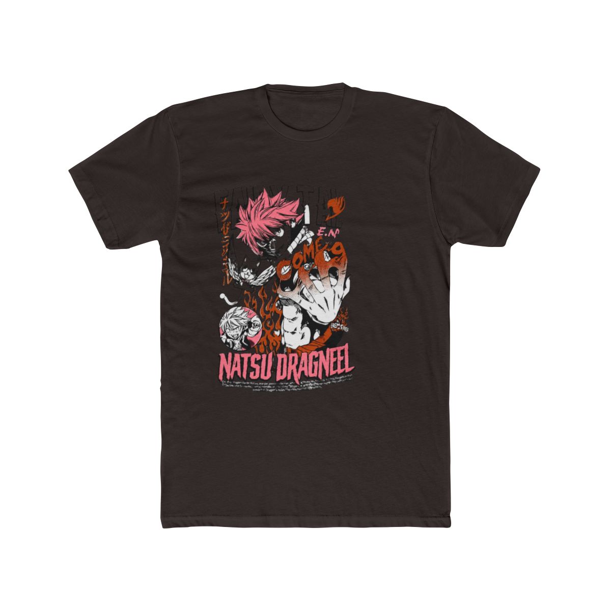 Natsu Dragneel Anime T Shirt for Fairy Tail Fans - alternate angle 2, merchandise