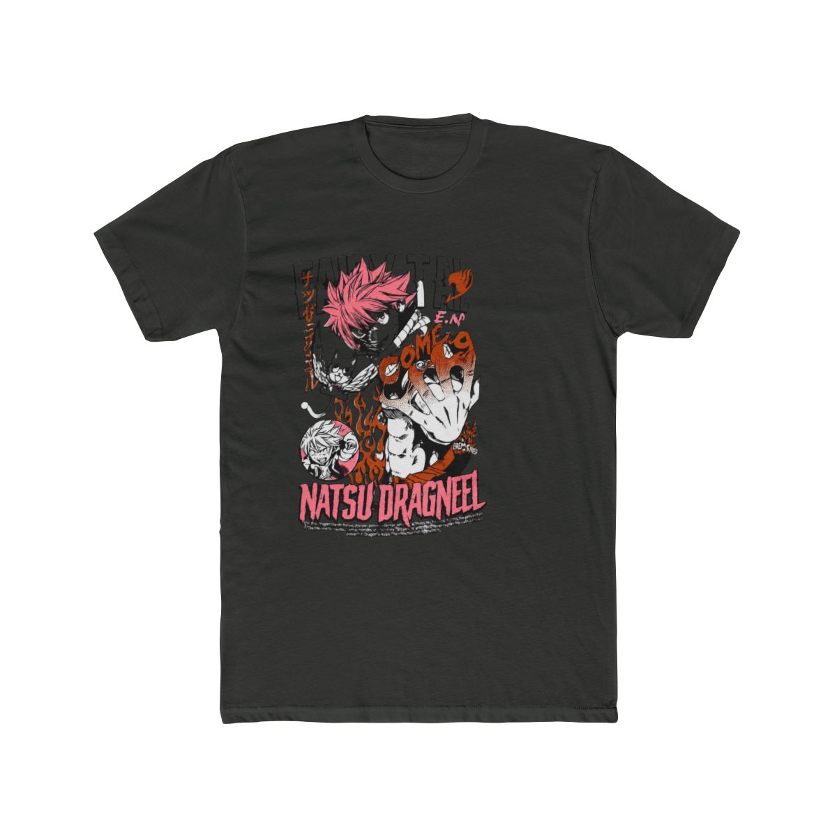Natsu Dragneel Anime T Shirt for Fairy Tail Fans - alternate angle 5, merchandise