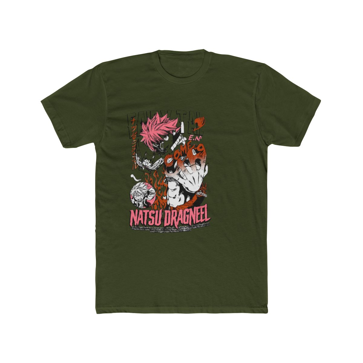 Natsu Dragneel Anime T Shirt for Fairy Tail Fans - alternate angle 4, merchandise
