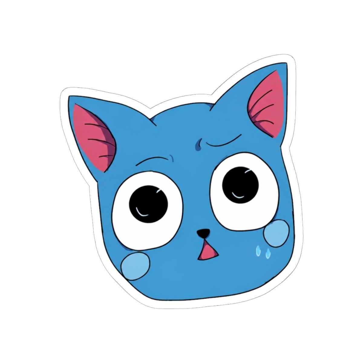 FairyTail - Confused Happy Sticker | Fairy Tail - alternate angle 1, merchandise