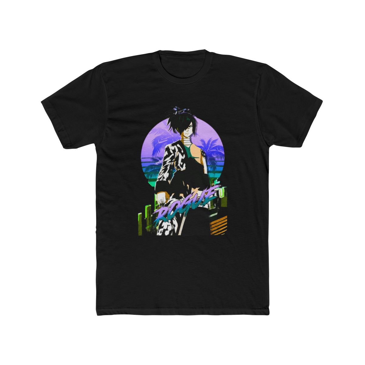 Rogue Fairy Tail Anime 80s Retrowave - alternate angle 3, merchandise