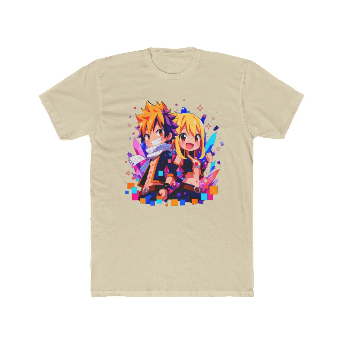 Natsu x Lucy from Fairy Tail T Shirt - alternate angle 4, merchandise