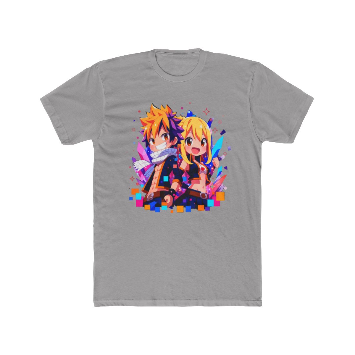 Natsu x Lucy from Fairy Tail T Shirt - alternate angle 2, merchandise