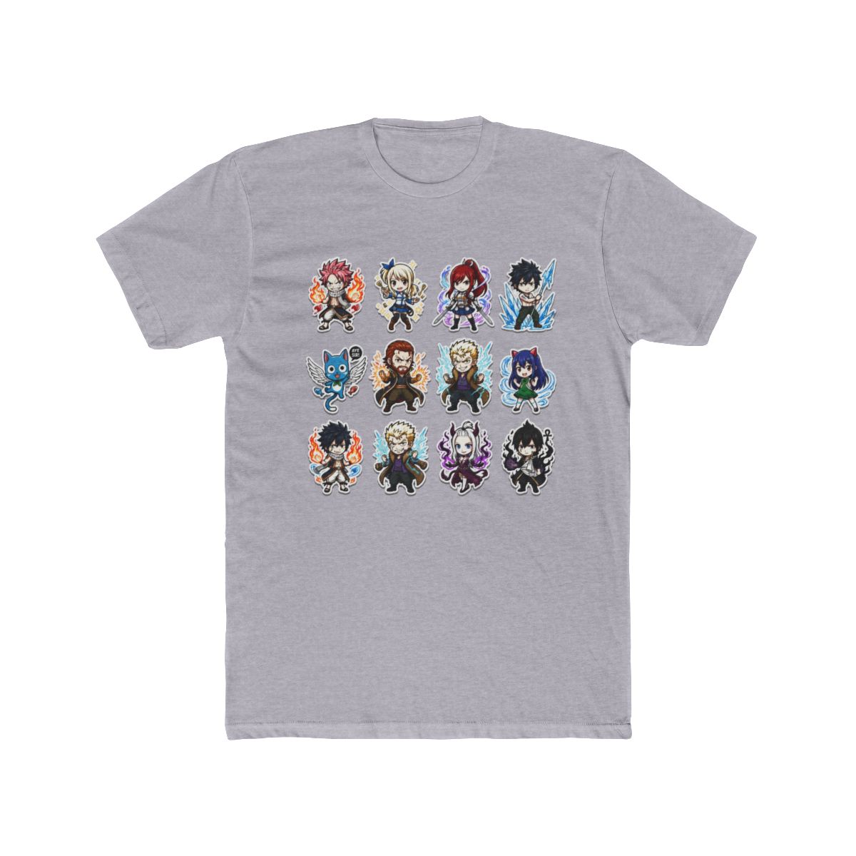 Chibi Fairy Tail Characters Collage T Shirt