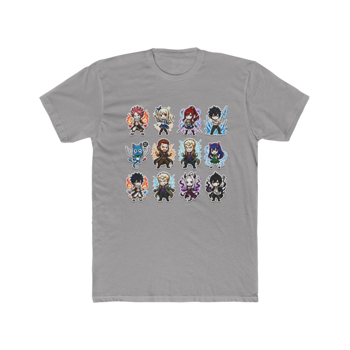 Chibi Fairy Tail Characters Collage T Shirt - Official T-Shirts merchandise