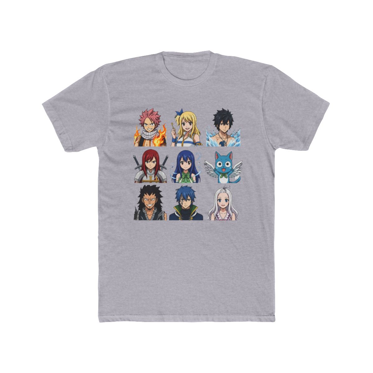 Fairy Tail Characters Grid T Shirt