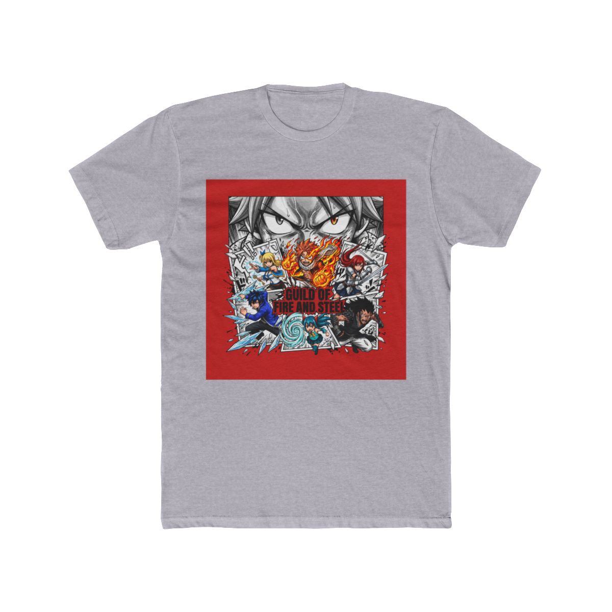 Fairy Tail Character Burst Art T Shirt