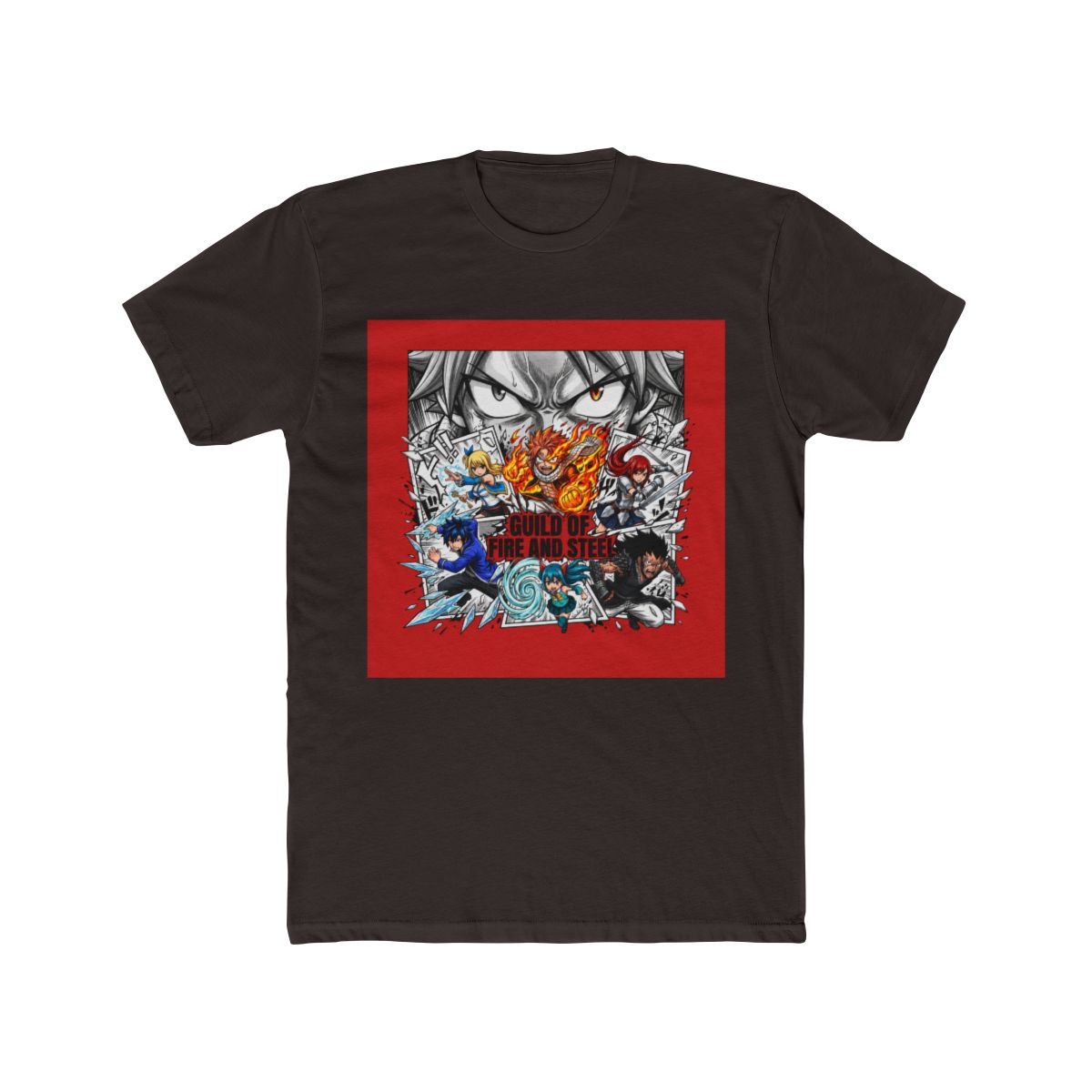 Fairy Tail Character Burst Art T Shirt - alternate angle 3, merchandise