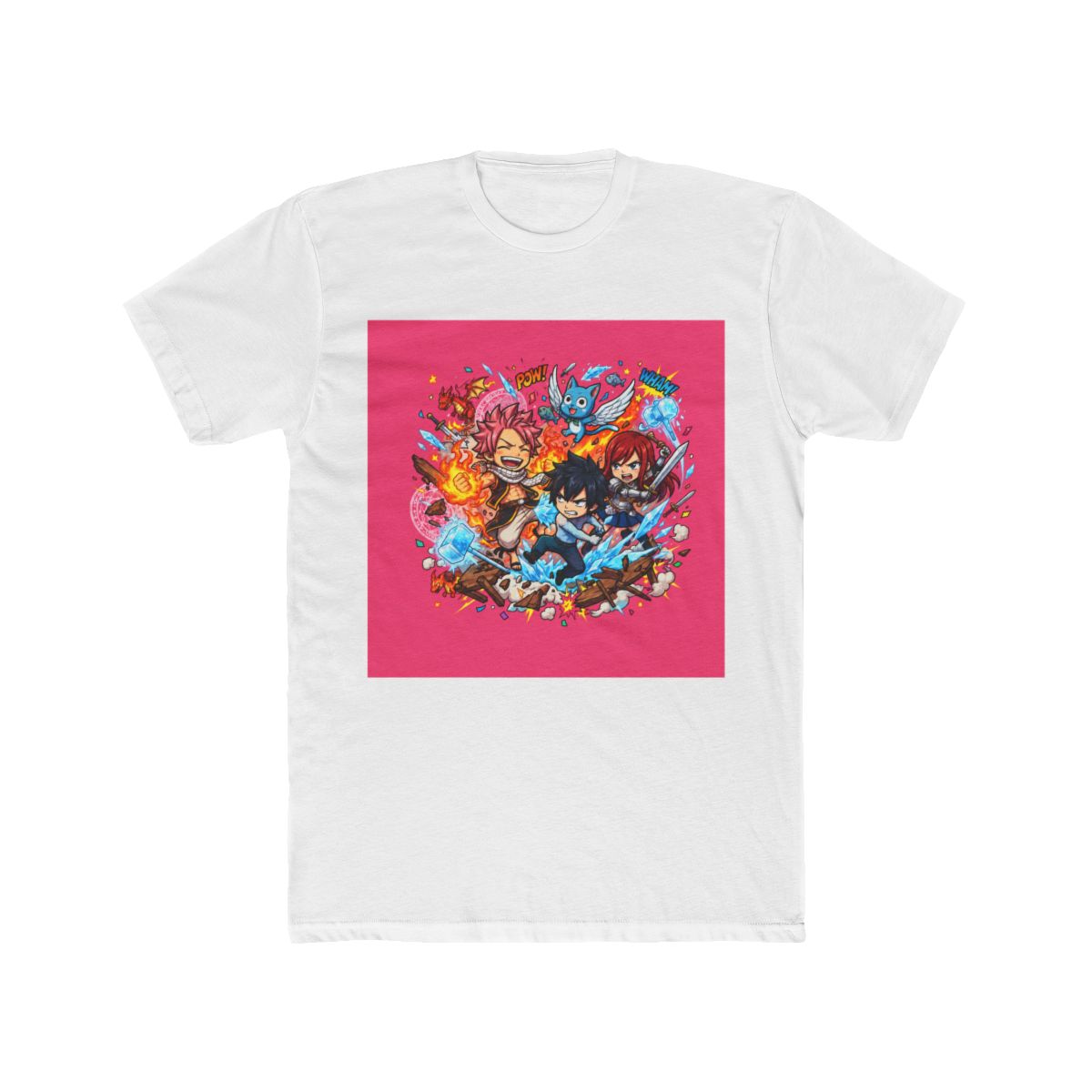 Fairy Tail Chibi Characters Collide T Shirt - Official T-Shirts merchandise