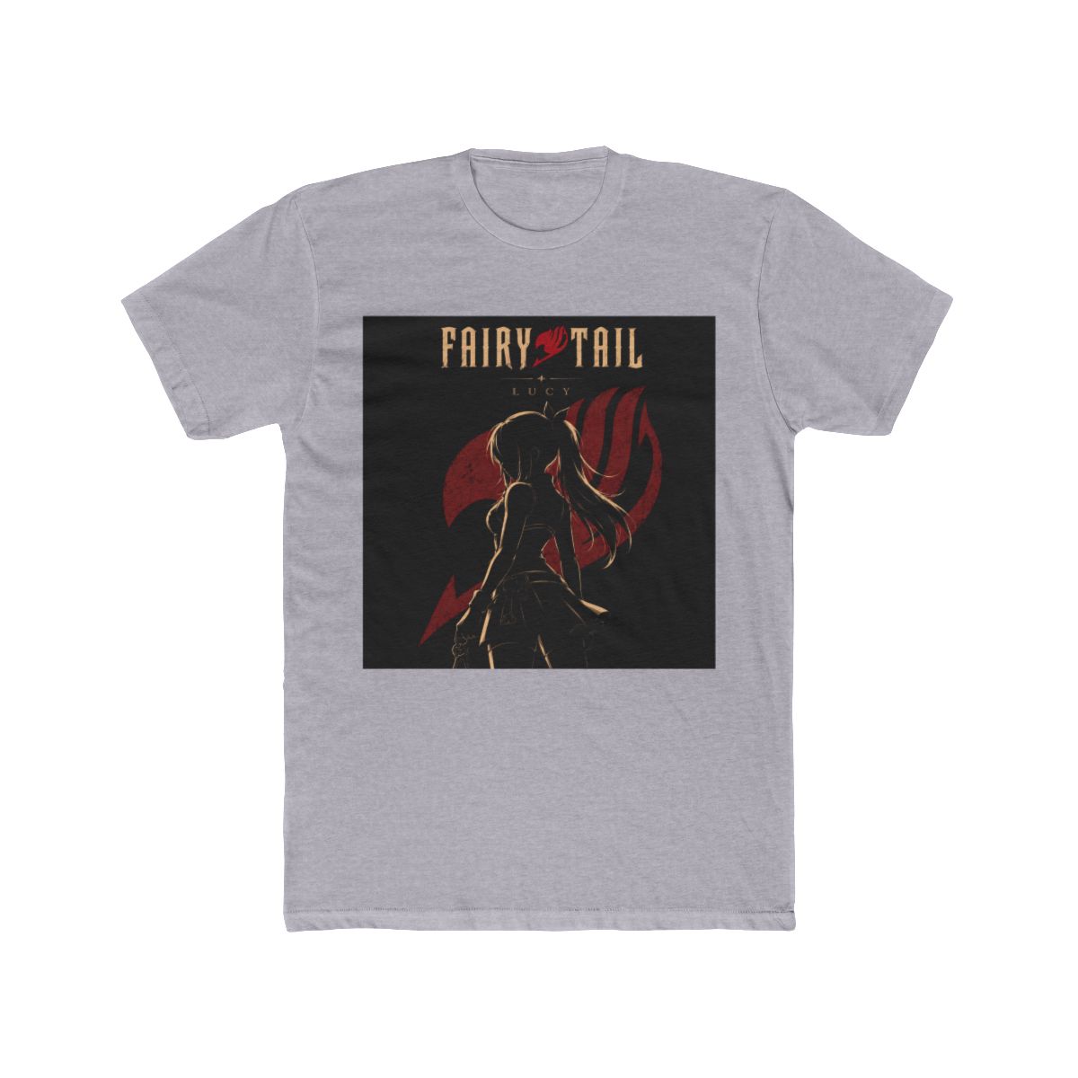 Fairy Tail Lucy Heartfilia Silhouette Illustration T Shirt