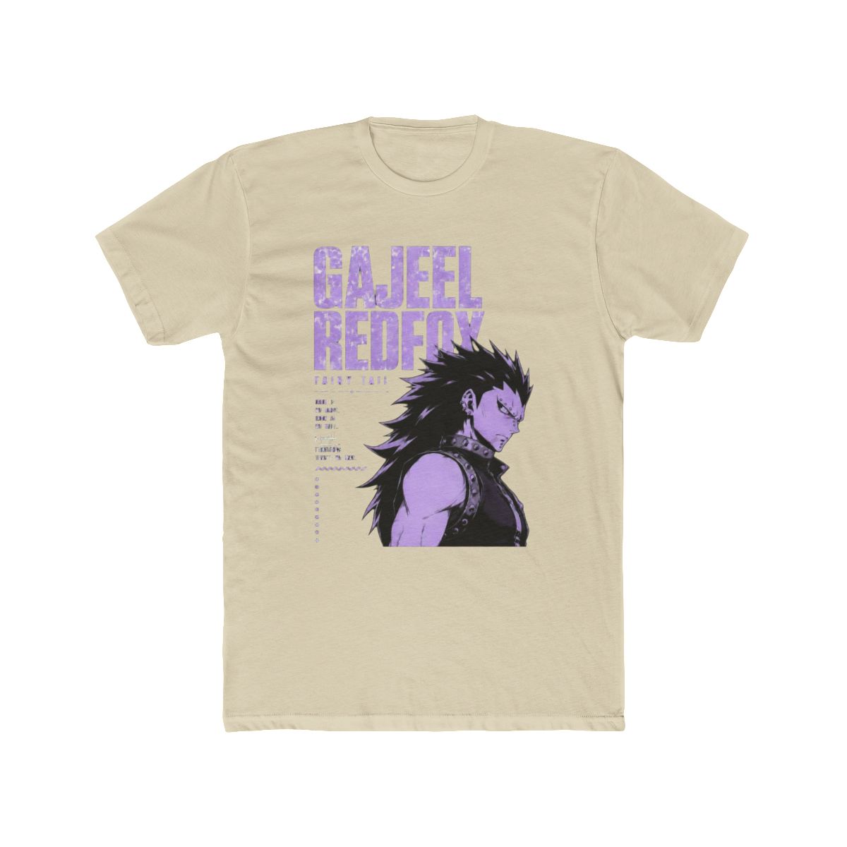 Fairy Tail Gajeel Redfox Typographic T Shirt - alternate angle 4, merchandise