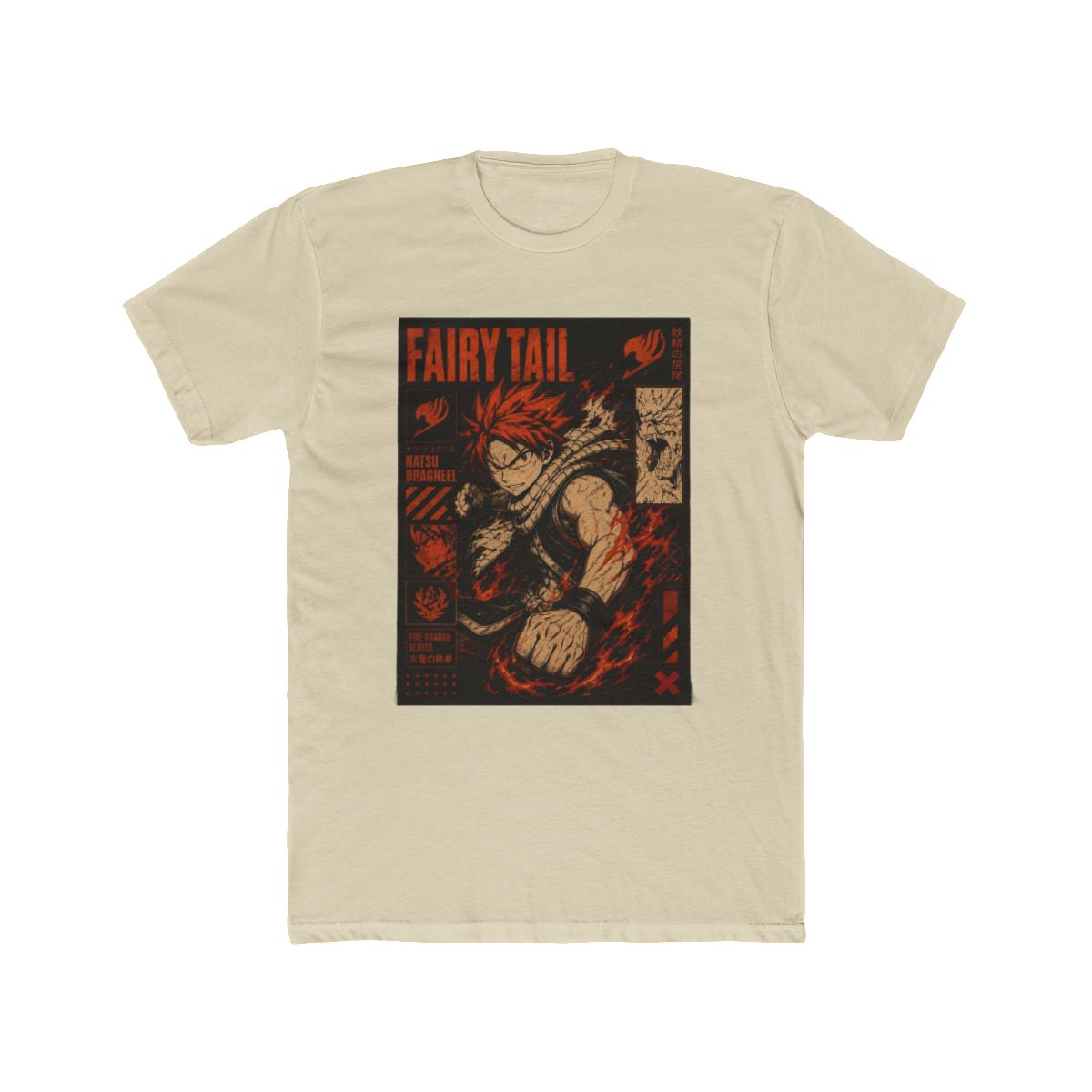 Fairy Tail Natsu Dragneel Graphic T Shirt - alternate angle 4, merchandise