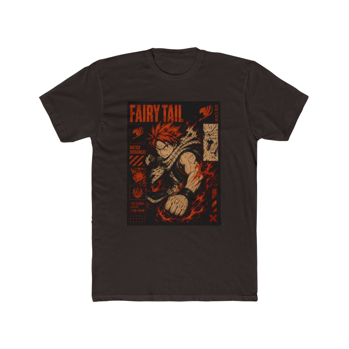Fairy Tail Natsu Dragneel Graphic T Shirt - alternate angle 3, merchandise
