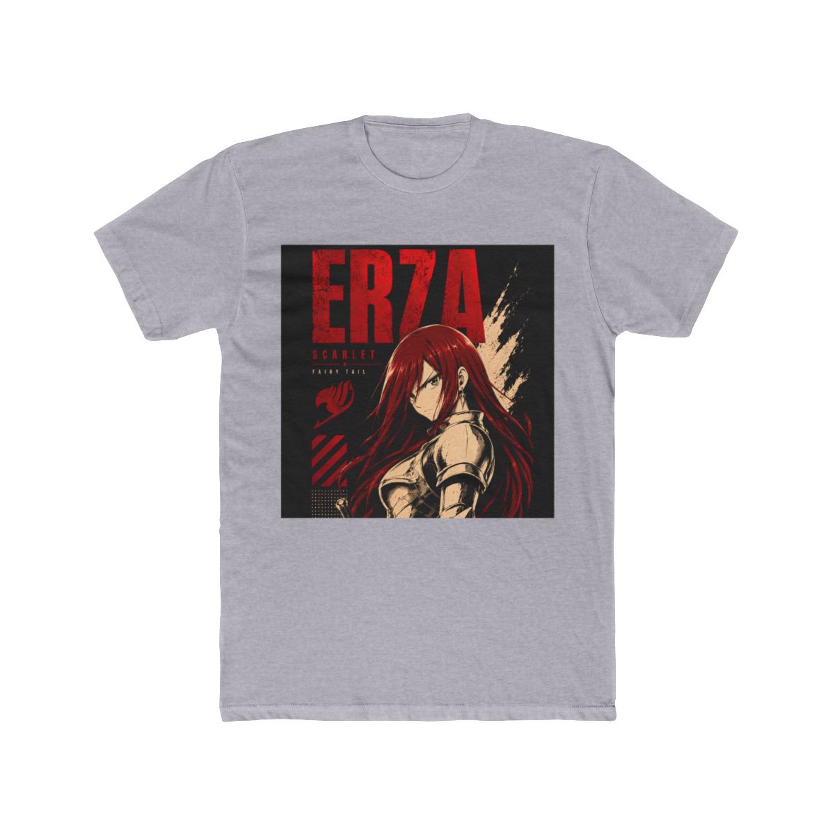 Fairy Tail Erza Scarlet Graphic Illustration T Shirt