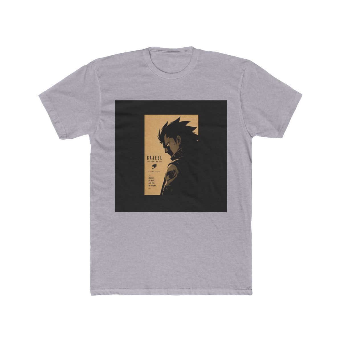 Fairy Tail Gajeel Redfox Silhouette Illustration T Shirt