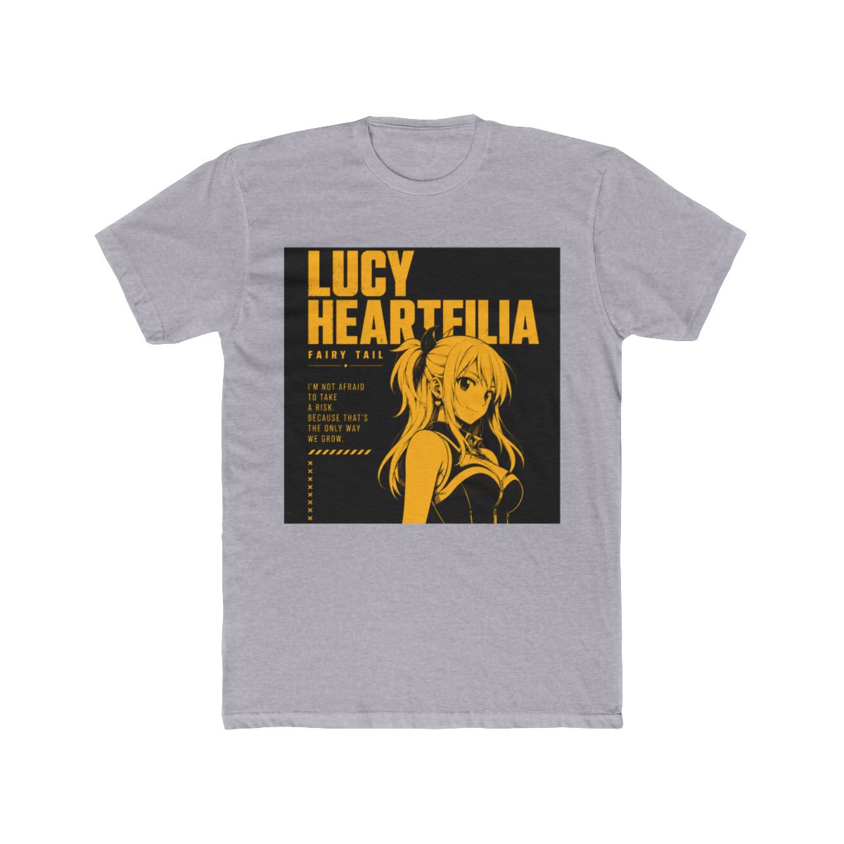 Fairy Tail Lucy Heartfilia Typographic T Shirt