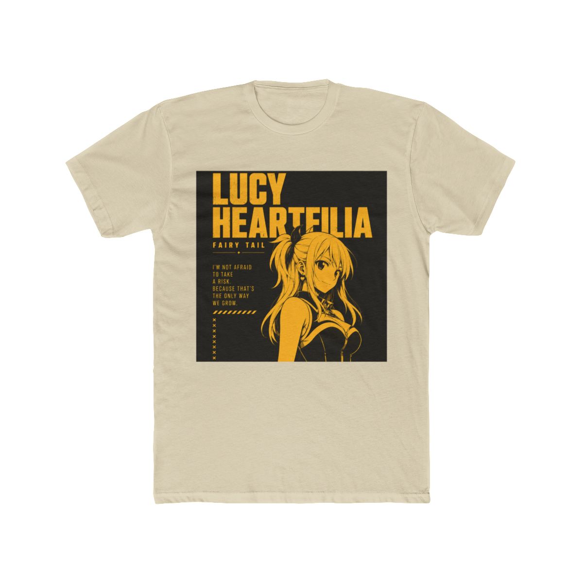 Fairy Tail Lucy Heartfilia Typographic T Shirt - alternate angle 4, merchandise