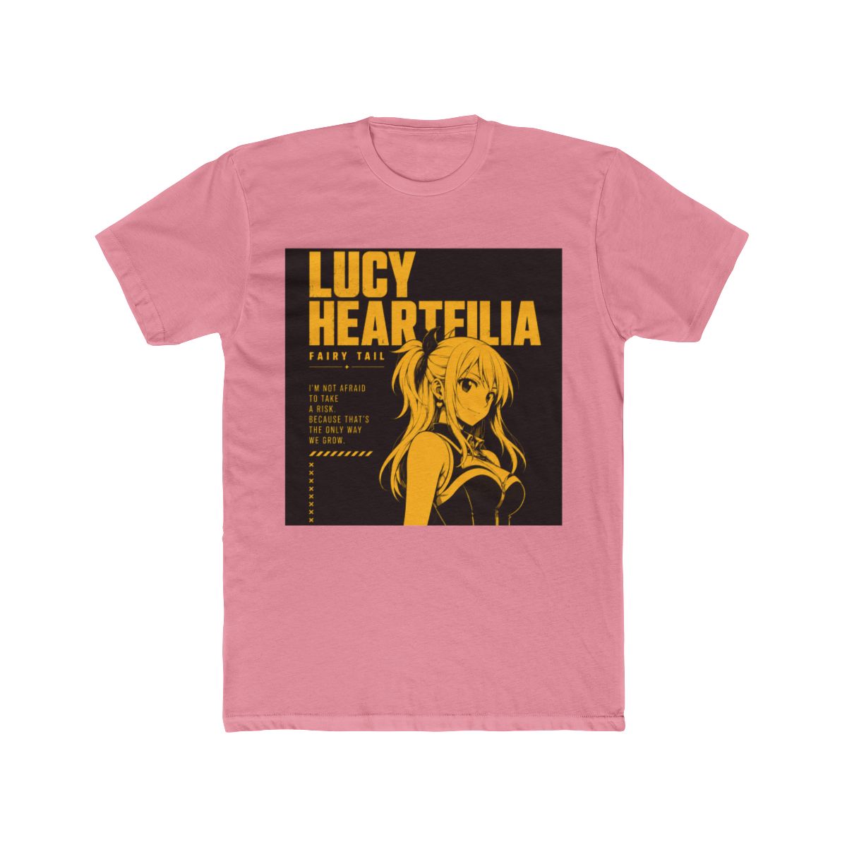 Fairy Tail Lucy Heartfilia Typographic T Shirt