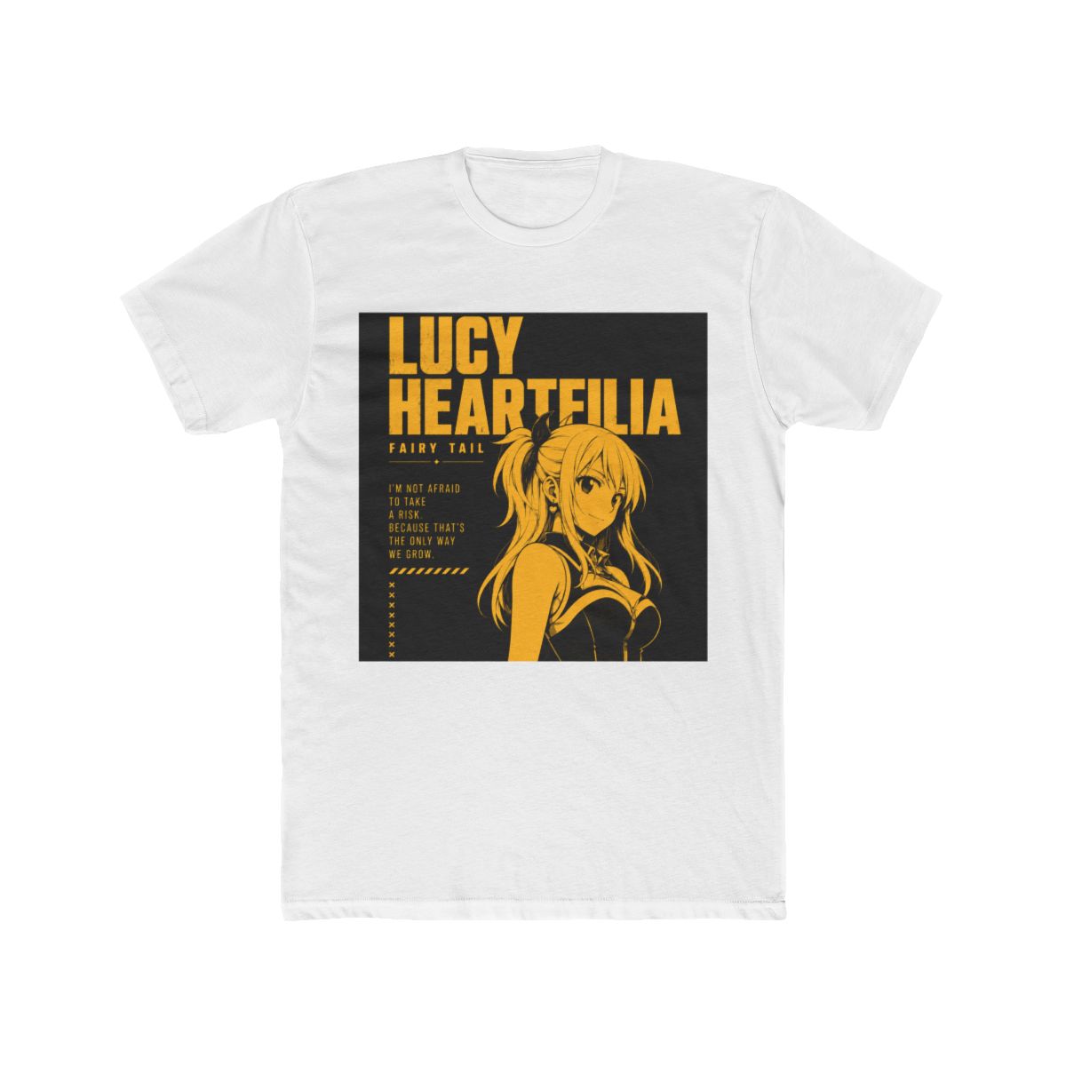 Fairy Tail Lucy Heartfilia Typographic T Shirt - Official T-Shirts merchandise